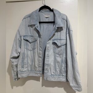 Good American Sky Blue Denim Jacket